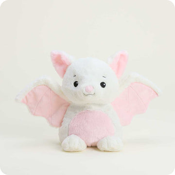 microwavable pink bat warmies stuffed animal