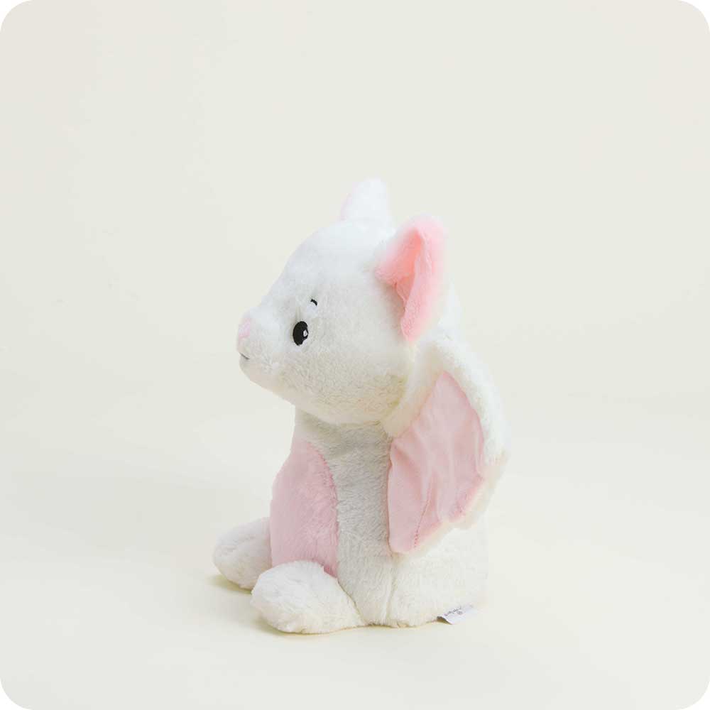 microwavable cute pink bat warmies stuffed animal