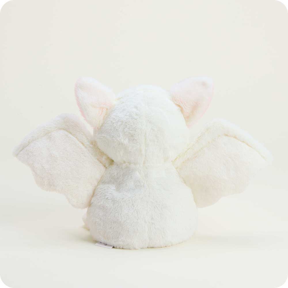heatable pink bat warmies stuffed animal