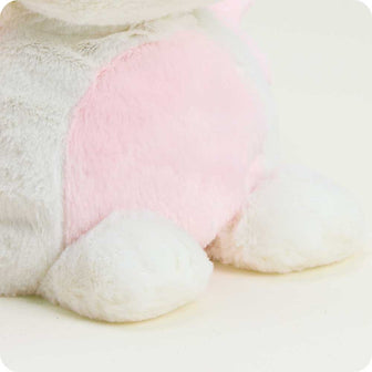 microwavable pink bat warmies plush detail