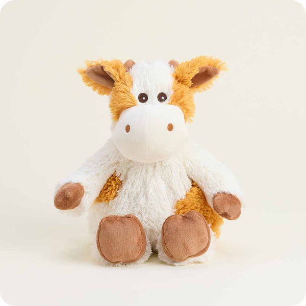 Microwavable Pumpkin Spice Cow Stuffed Animal Warmies