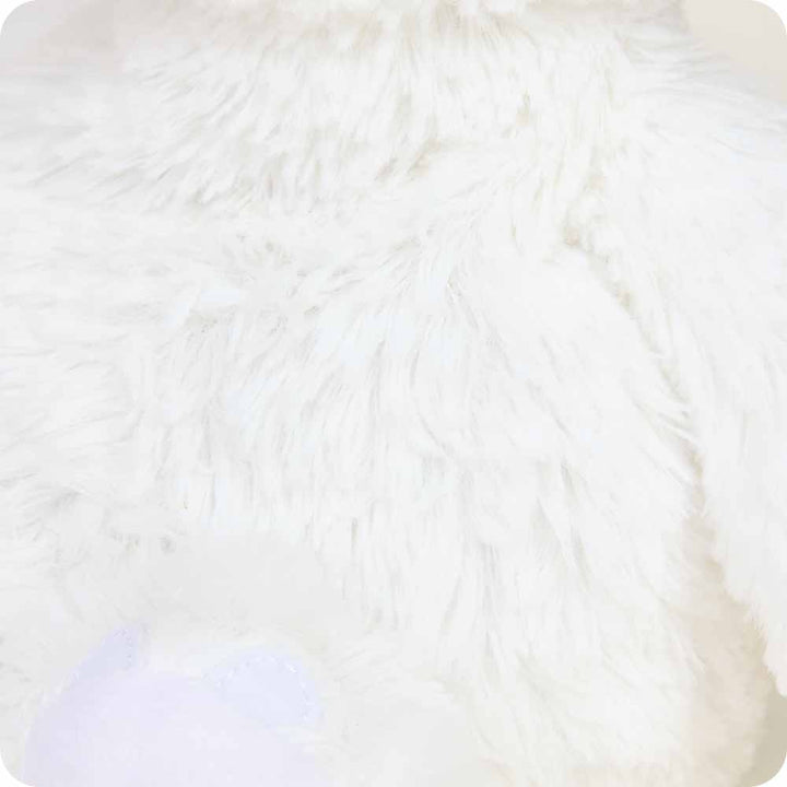 Soft Warm Weighted White Elephant Plush Warmies