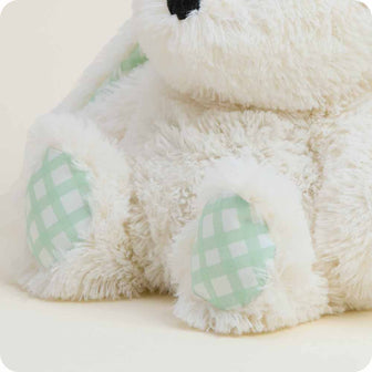 Microwavable Gingham Bunny Heating Pad Warmies