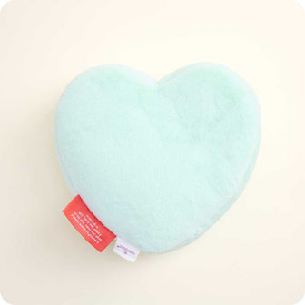 microwavable sweethearts green xoxo conversation heart warmies plush 