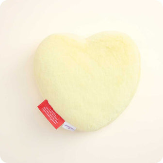 microwavable sweethearts yellow ur sweet conversation heart warmies plush back detail