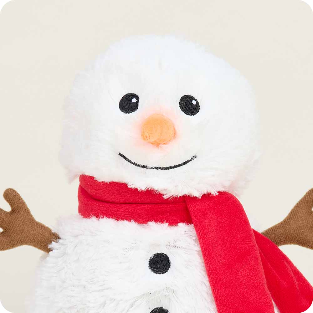 Red Scarf Snowman Stuffed Animal Warmies