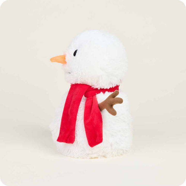 Microwavable Red Scarf Snowman Heating Pad Warmies