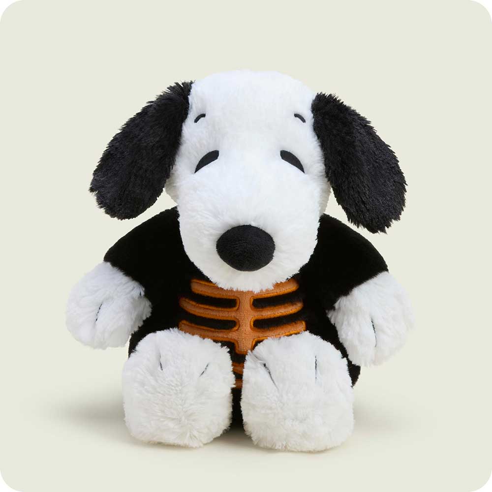 Orange Skeleton Snoopy Warmies
