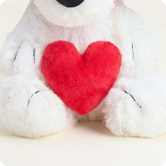 microwavable red heart snoopy warmies stuffed animal valentine's day gift