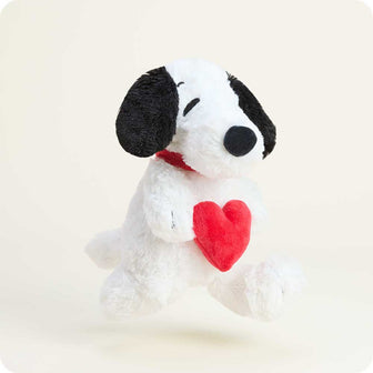 lavender scented microwavable red heart snoopy warmies stuffed animal