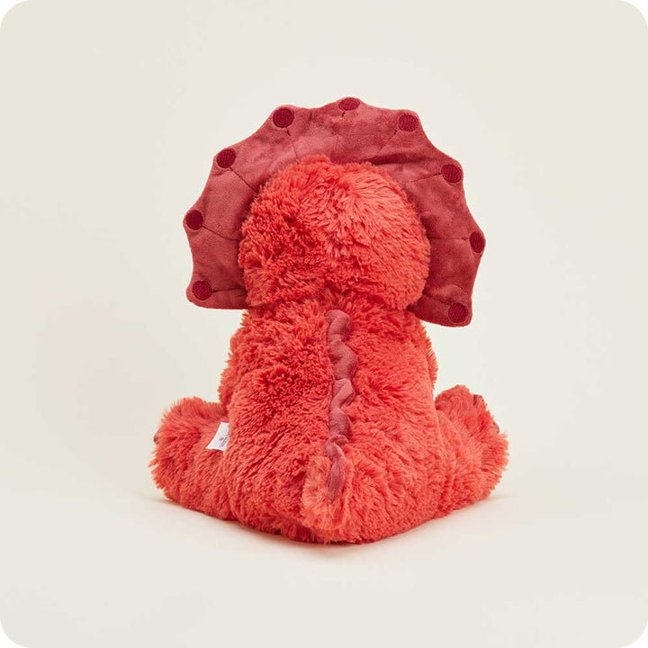 Microwavable Red Triceratops Warmies - Warmies USA