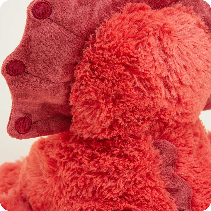 Microwavable Red Triceratops Warmies - Warmies USA