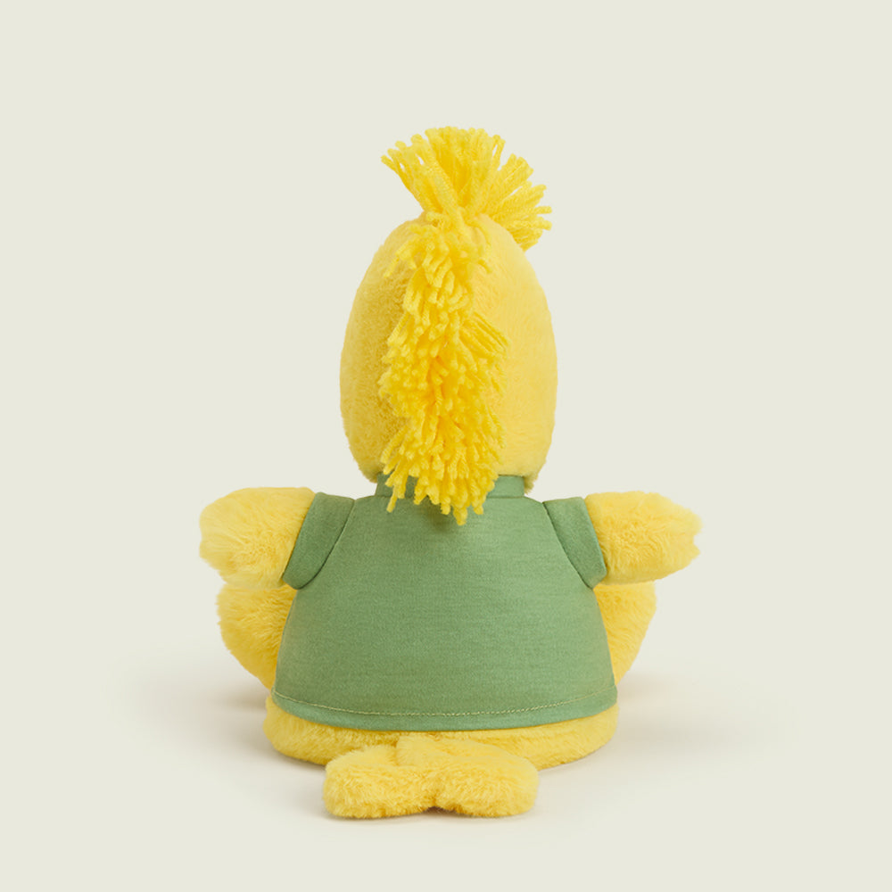 bird club woodstock stuffed animal warmies back detail