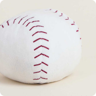 microwavable baseball stuffed animal junior size warmies detail