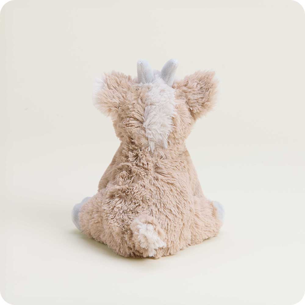 heatable goat stuffed animal junior size warmies back view