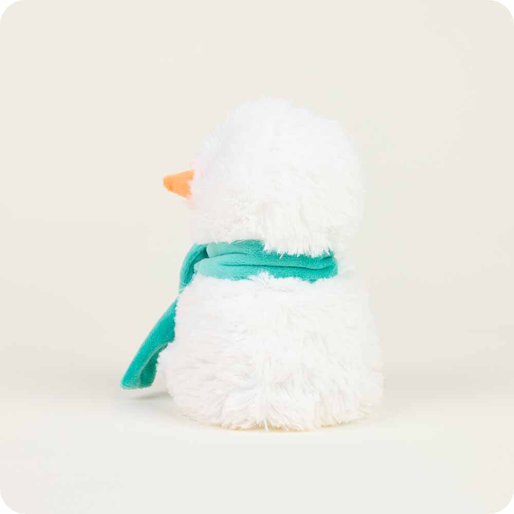 Microwavable Green Scarf Snowman Heating Pad Warmies