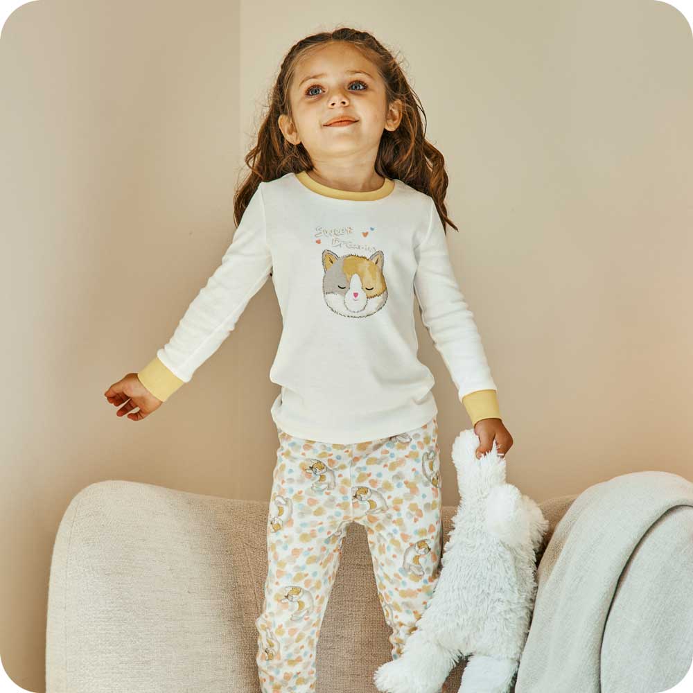 Microwavable Calico Cat Pajamas - Warmies USA