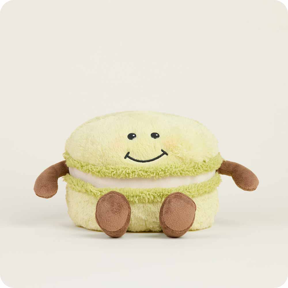 Microwavable Green Macaroon Stuffed Animal Warmies