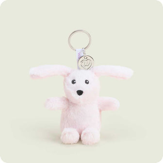 Microwavable Bunny Warmies Mini Bag Charm - Warmies USA