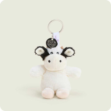 Black and White Cow Warmies Mini Bag Charm