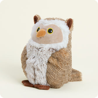 Owl Warmies plush side view