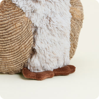 Owl Warmies plush side close view