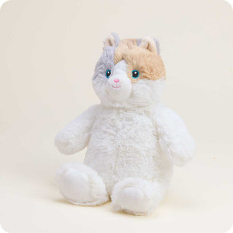 microwavable calico cat pet toy warmies plush