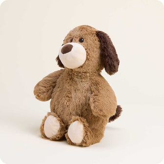 microwavable brown dog pet toy warmies plush
