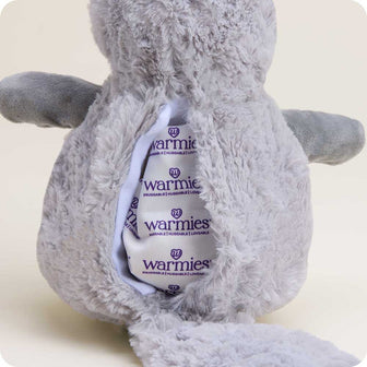 microwavable squirrel pet toy warmies heat pack pocket