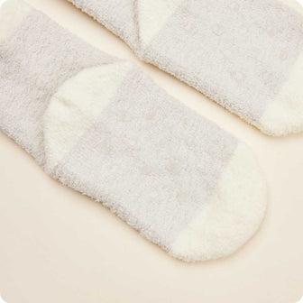 Marshmallow Bear Crew Socks - Warmies USA
