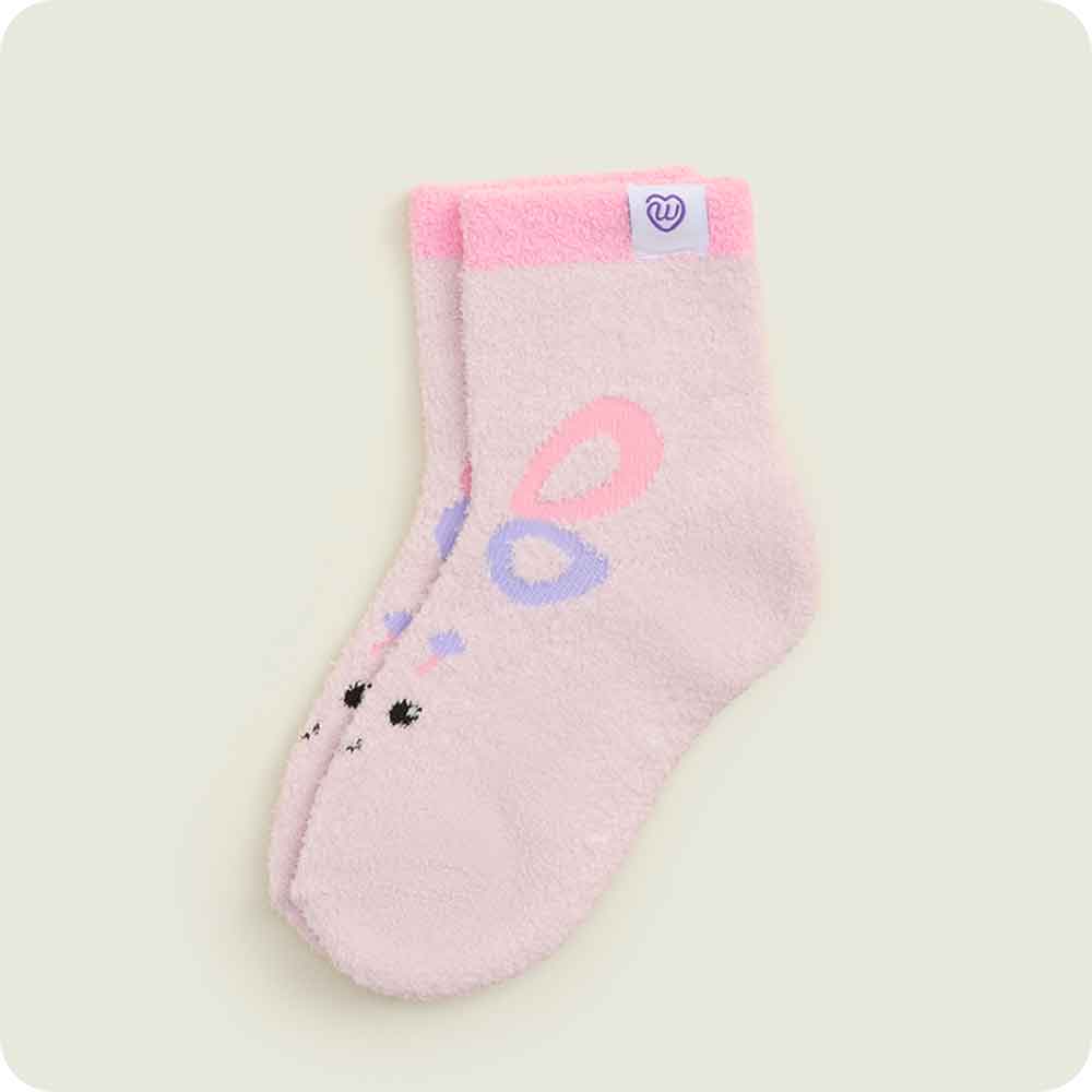 Warmies Butterfly Crew Sock Set side view