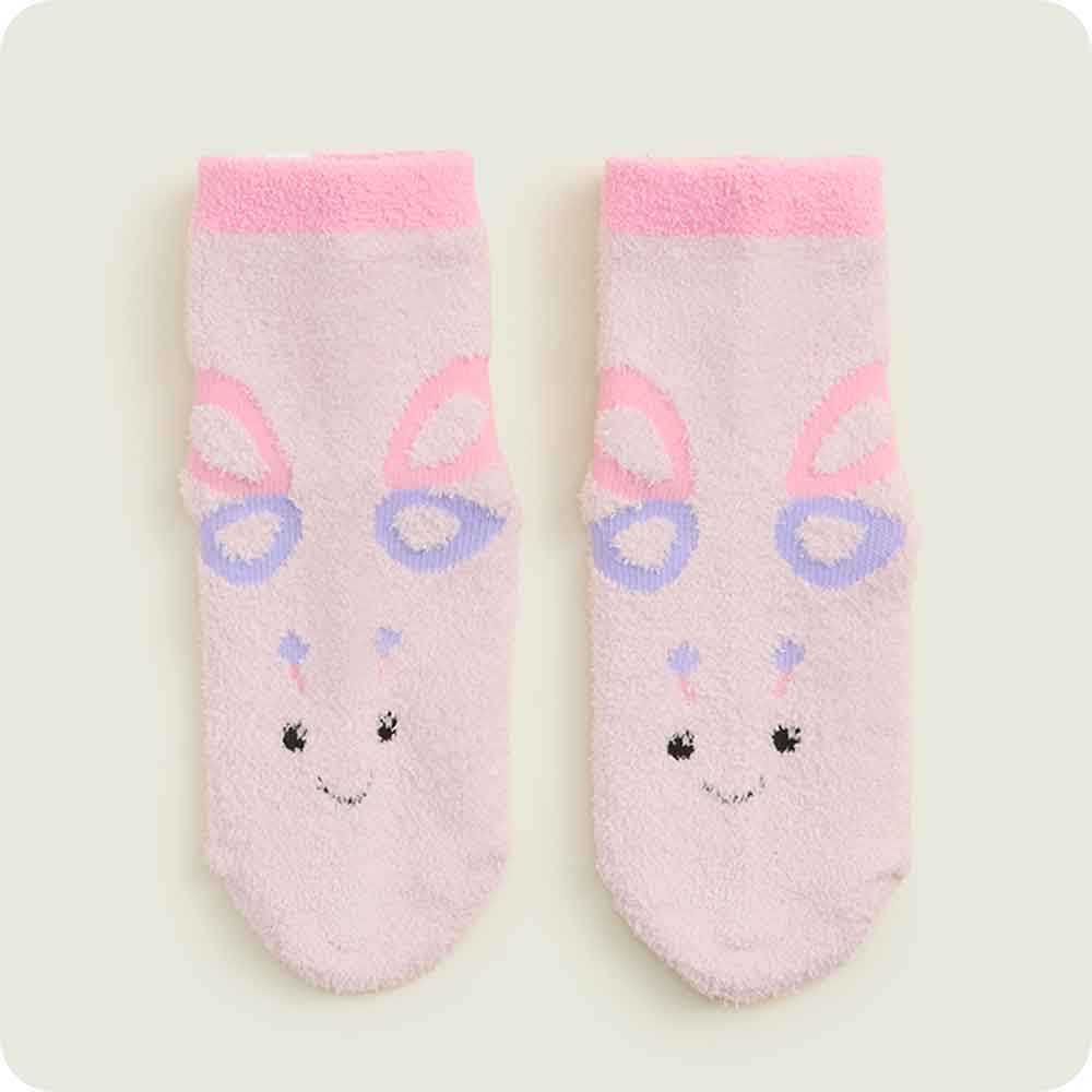 Warmies Butterfly Crew Sock Set for toddlers