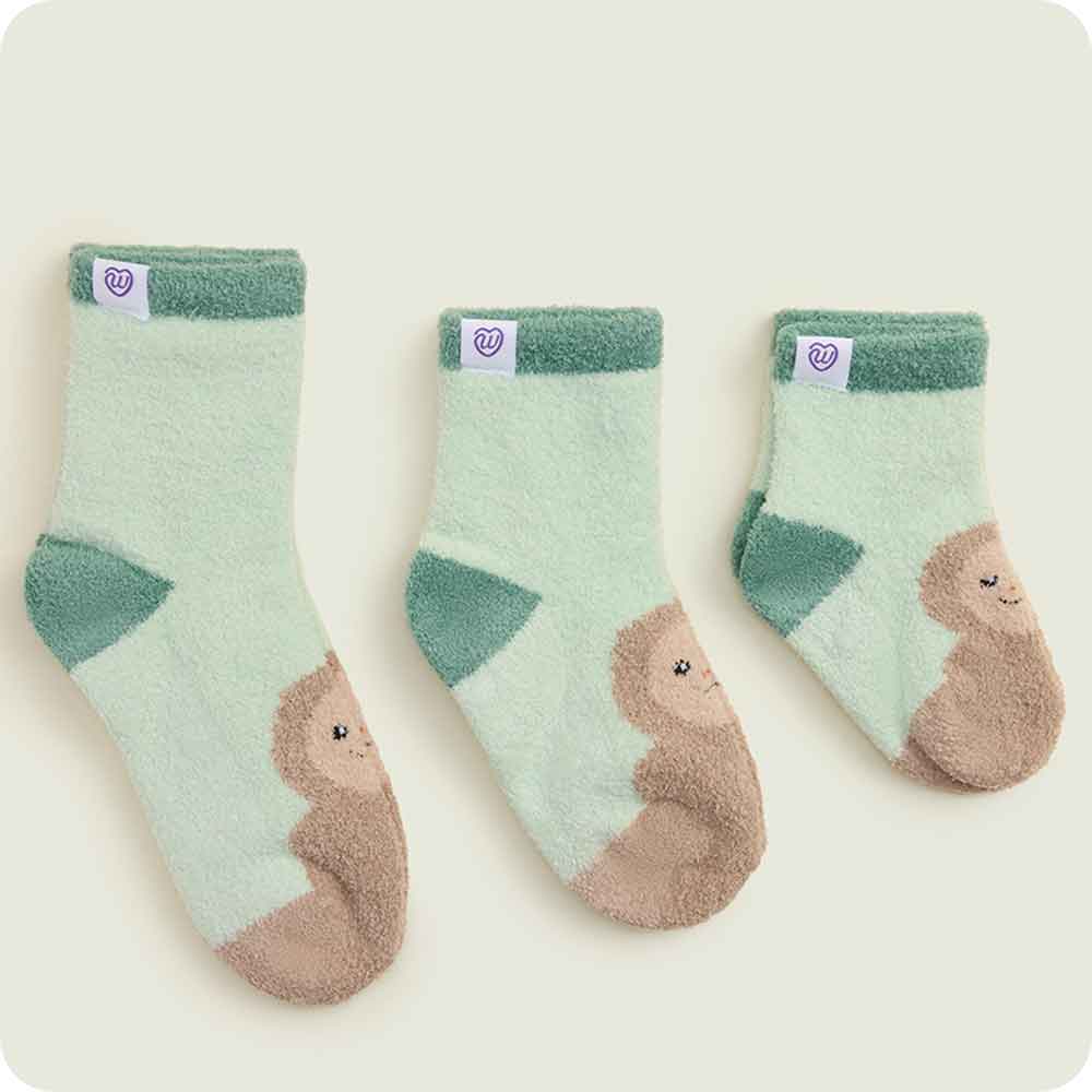 Warmies Bigfoot Crew Sock Set three sizes
