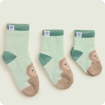 Warmies Bigfoot Crew Sock Set three sizes