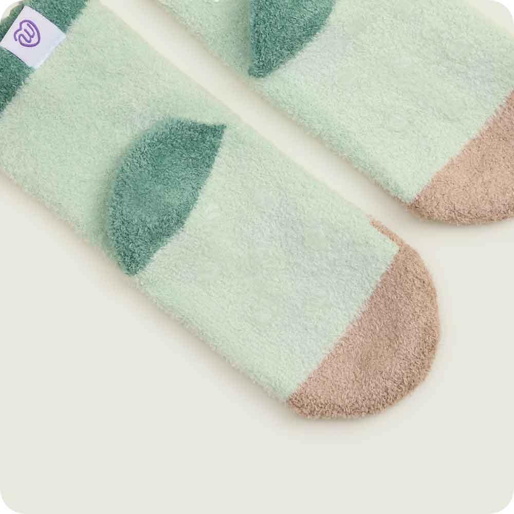 Warmies Bigfoot Crew Sock Set non slip detail