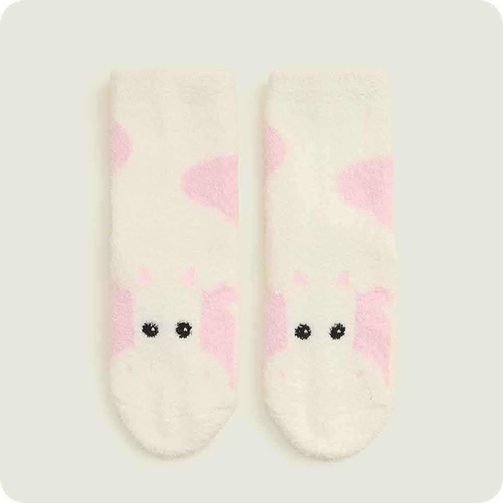 Warmies Strawberry Cow Crew Socks