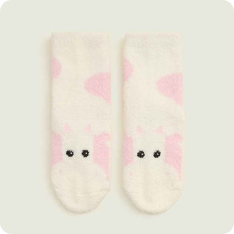 Warmies Strawberry Cow Crew Socks