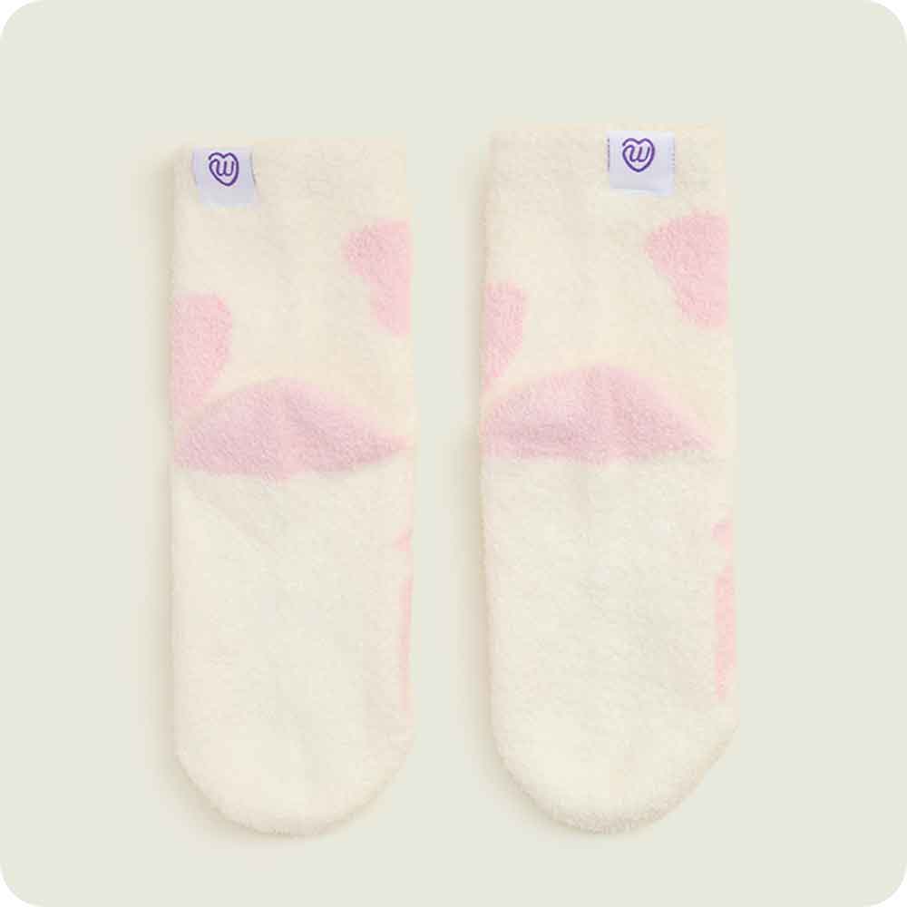 Warmies Strawberry Cow Crew Sock Set bottom detail