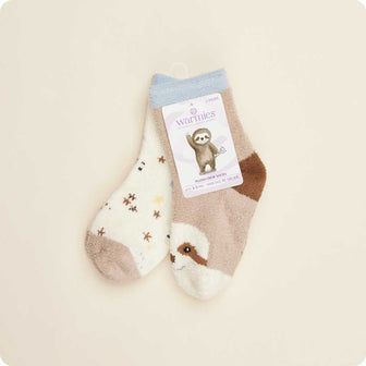 Microwavable Sloth Crew Socks - Warmies USA