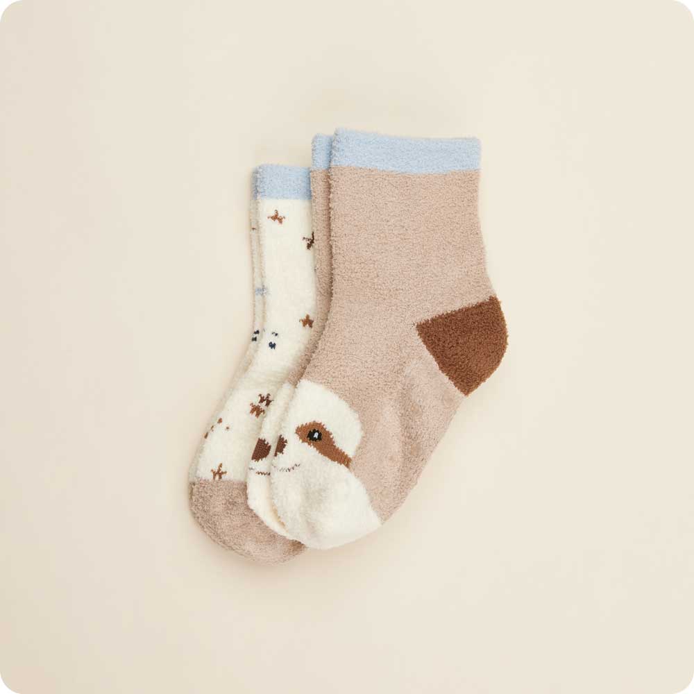 Microwavable Sloth Crew Socks - Warmies USA