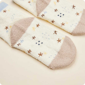 Microwavable Sloth Crew Socks - Warmies USA