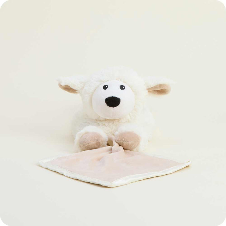 Microwavable Sheep Infant Security Blanket Stuffed Animal Warmies