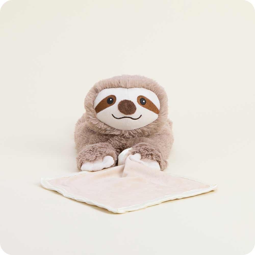 Microwavable Sloth Infant Security Blanket Stuffed Animal Warmies