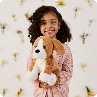 beagle stuffed animal warmies lifestyle