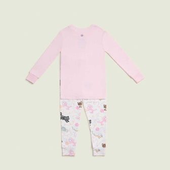 Pink Kitten Warmies Pajama Set