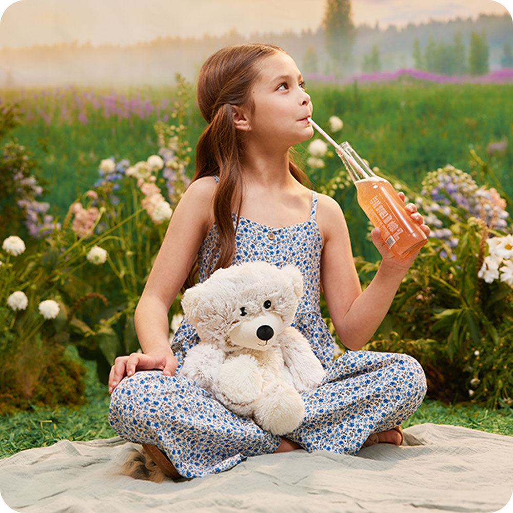 marshmallow brown bear warmies lifestyle