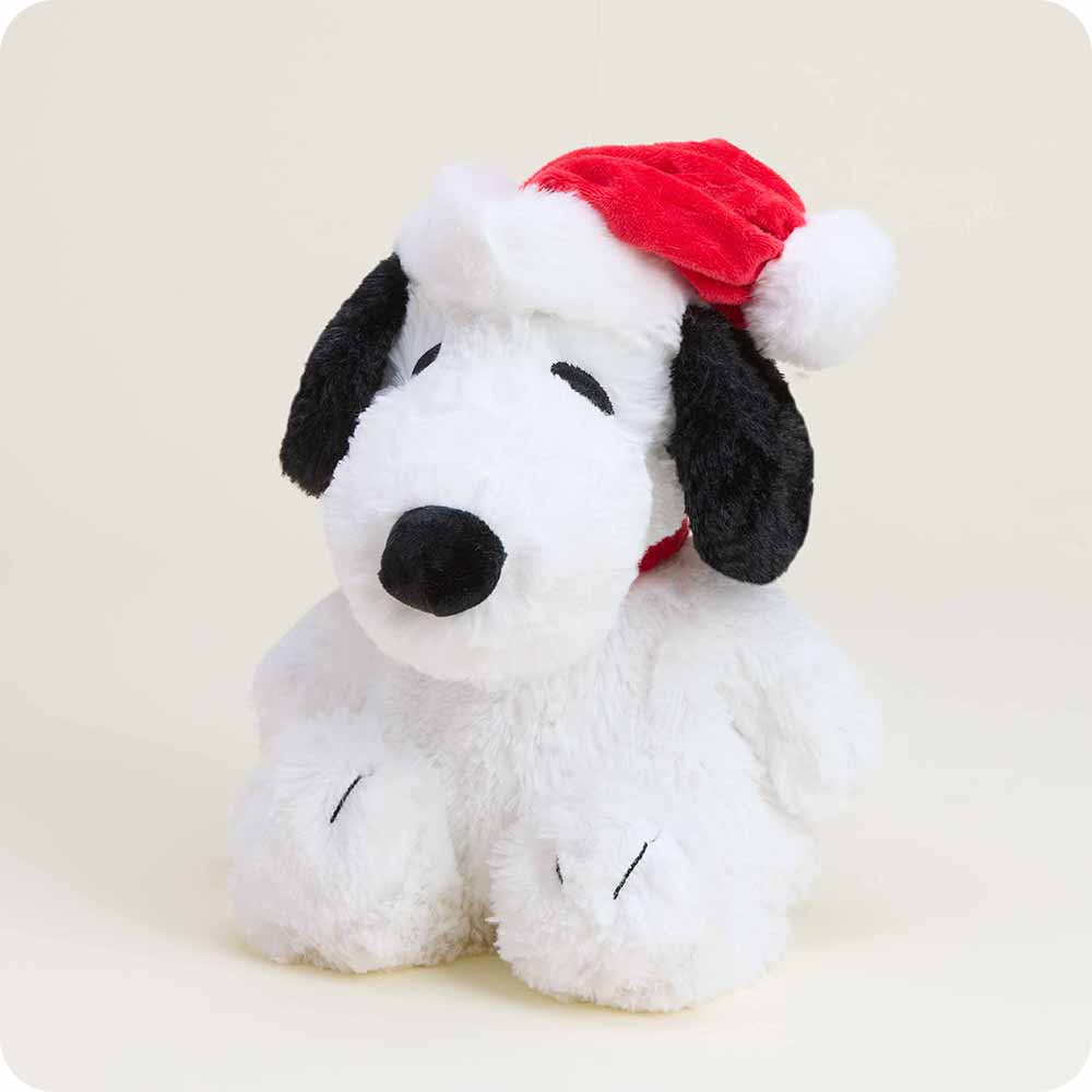 Microwavable Santa Hat Snoopy Warmies - Warmies USA