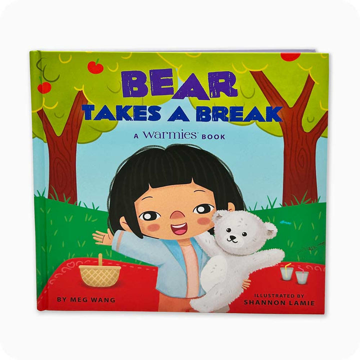 Microwavable Bear Takes a Break Book - Warmies USA