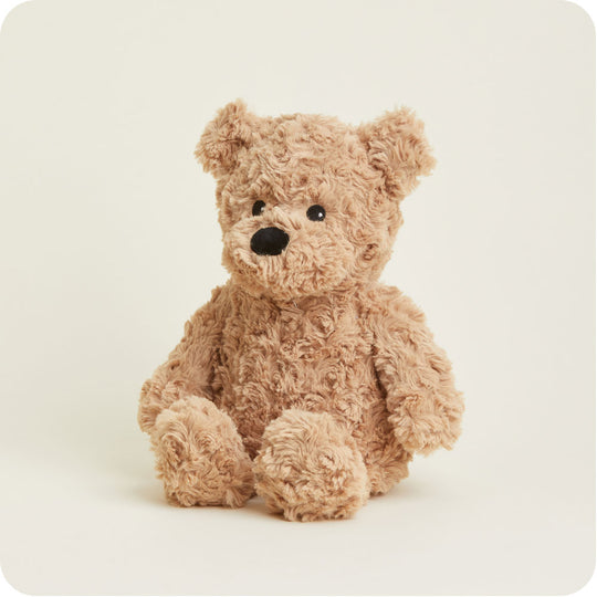 Microwavable Brown Curly Bear Warmies | Warmies USA