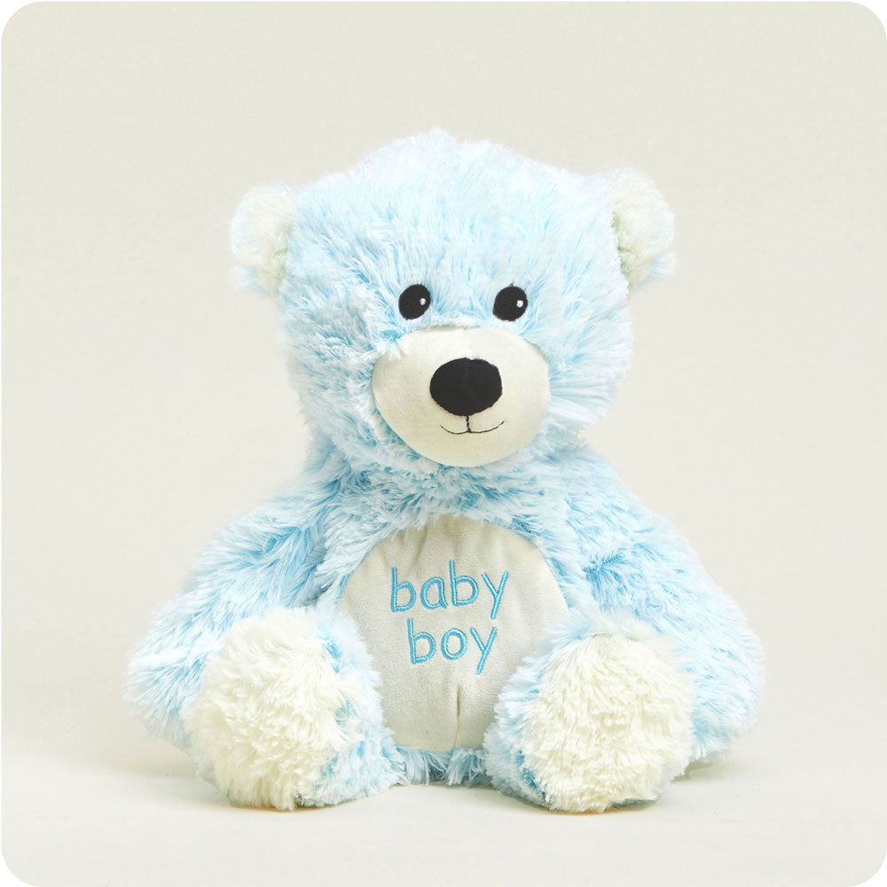 Microwavable Baby Boy Bear Stuffed Animal Warmies